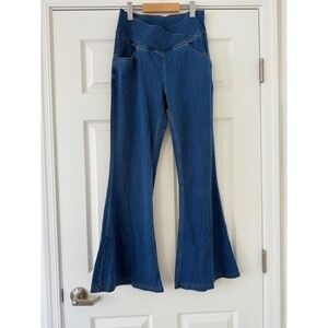 Dark Blue Flared Halara Jeans
